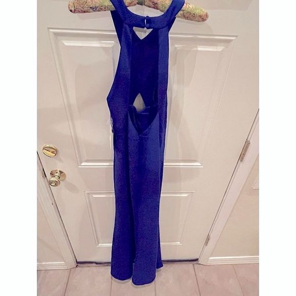 NEW NWT Royal Blue women’s full length ball prom gown formal floor length size 2 - Picture 1 of 16